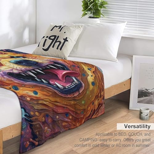 Couverture flannel douce pour chien et lit 100x130cm - 7