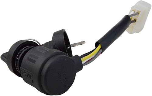 Miniatura 2 de GOOFIT Interruptor de llave de encendido de 5 cables con tapa para 50cc 70cc 90cc 110cc 125cc 150cc ATV Go-Kart