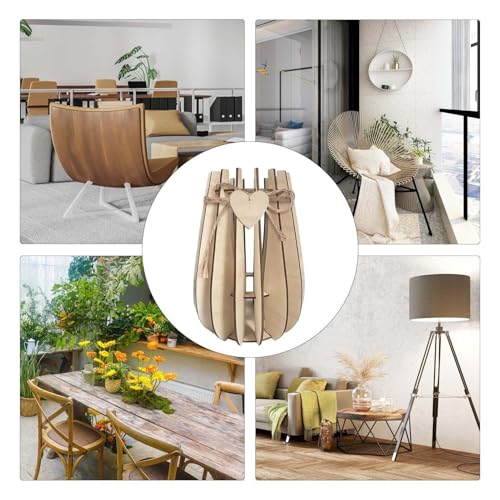 Rompecabezas de madera con jarrón y flores decorativas de diseño 5