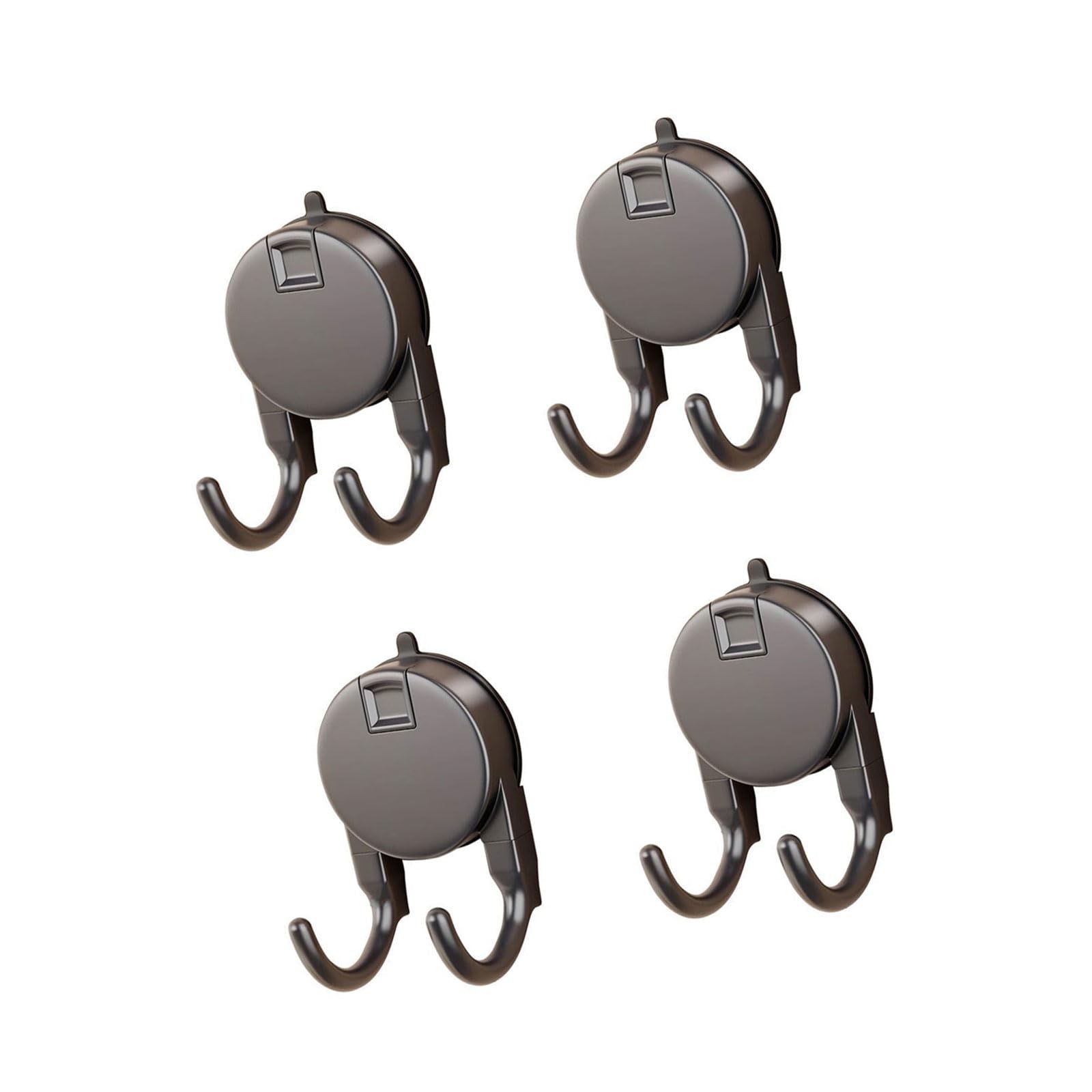 Buxuaaaa ABS Suction Hooks for Bathroom Storage Hanging Towels Tissues Removable Wall Mounting Hangers Bathroom Tissue Holder Hooks