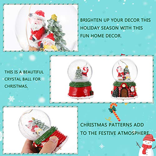 TOYANDONA Natale Neve Globo Vetro Cristallo