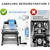 ZONEPACK Manual Round Labeling Machine with Handle Manual Round Bottle Labeler Label Applicator for Glass Metal Bottle