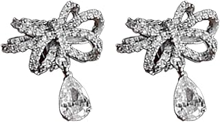 Psdndeww イヤークリップ ヘッドホン ラインストーン イヤホンアクセサリー 1ペア ノイズリダクション 防水クリップ メタルチャーム フリークリップ用