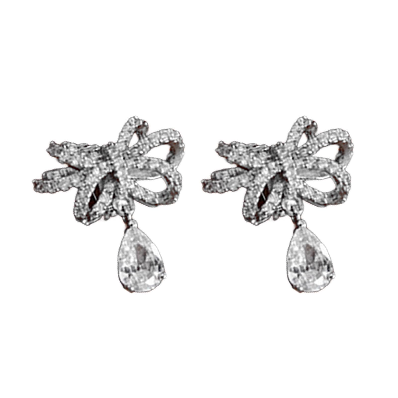 Rhinestones Clip on Earbuds Clip Open Ear Removable Ear Accessories Decoration for Freeclip-image-32