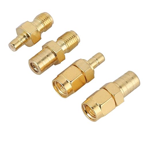 Vista 7 de Conector coaxial SMB a SMA de 4 piezas incluye 1 SMB hembra a SMA macho 1SMB hembra a SMA hembra 1SMA macho a SMB macho 1SMA hembra a SMB macho