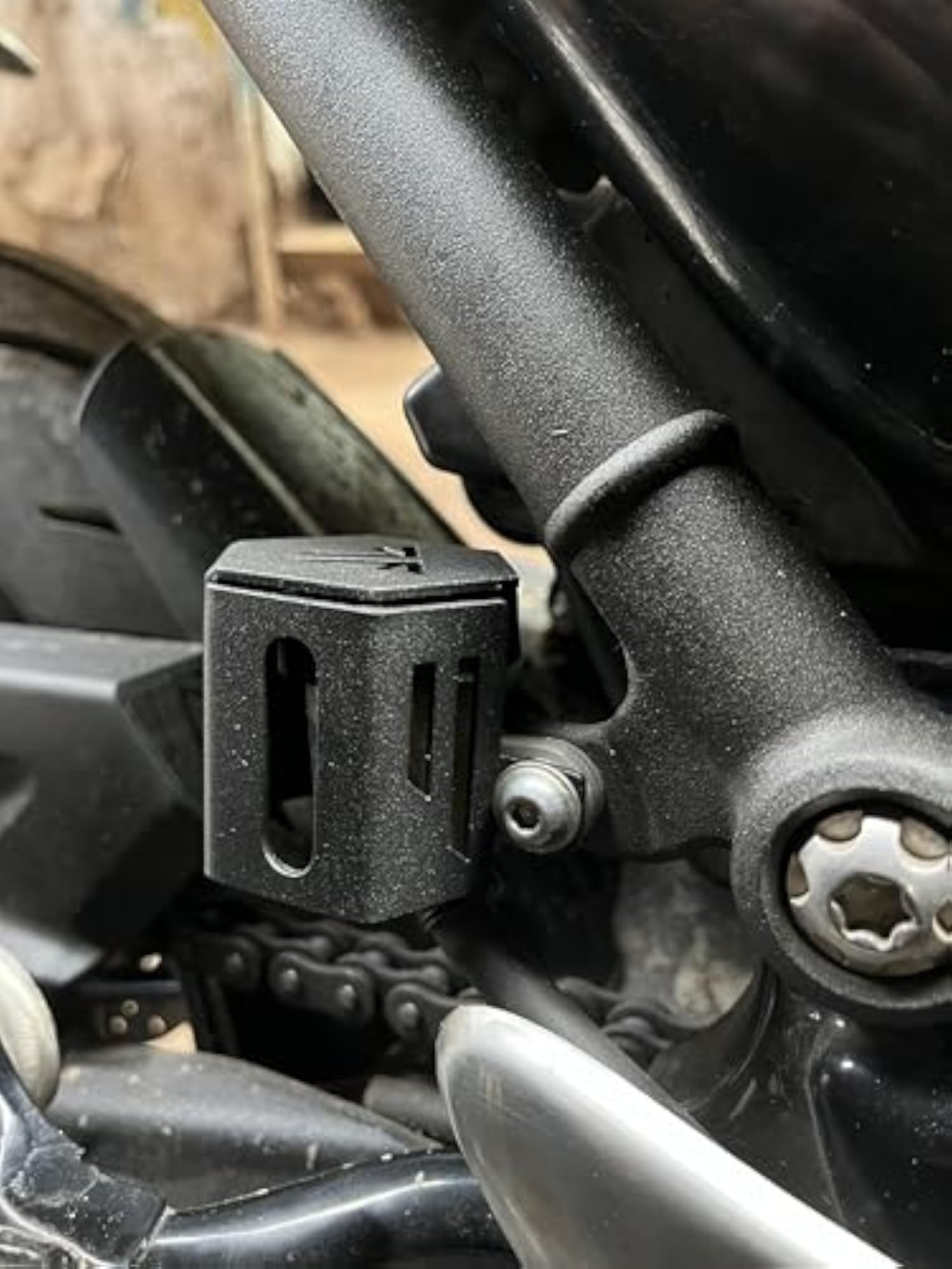 Triumph Speed 400 Bike Rear Brake Container Cover