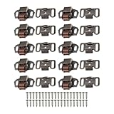 10 hebillas de puerta de armario para el hogar, parte inferior plana, patas bajas, accesorios de hardware para muebles, accesorios de hardware fáciles de instalar