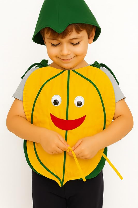 Image of FancyDressWale Fruit & Vegetable Fancy Dress Costume for Kids | Free Size 2-10 Years | School Fancy Dress, Stage Shows, Theme Parties