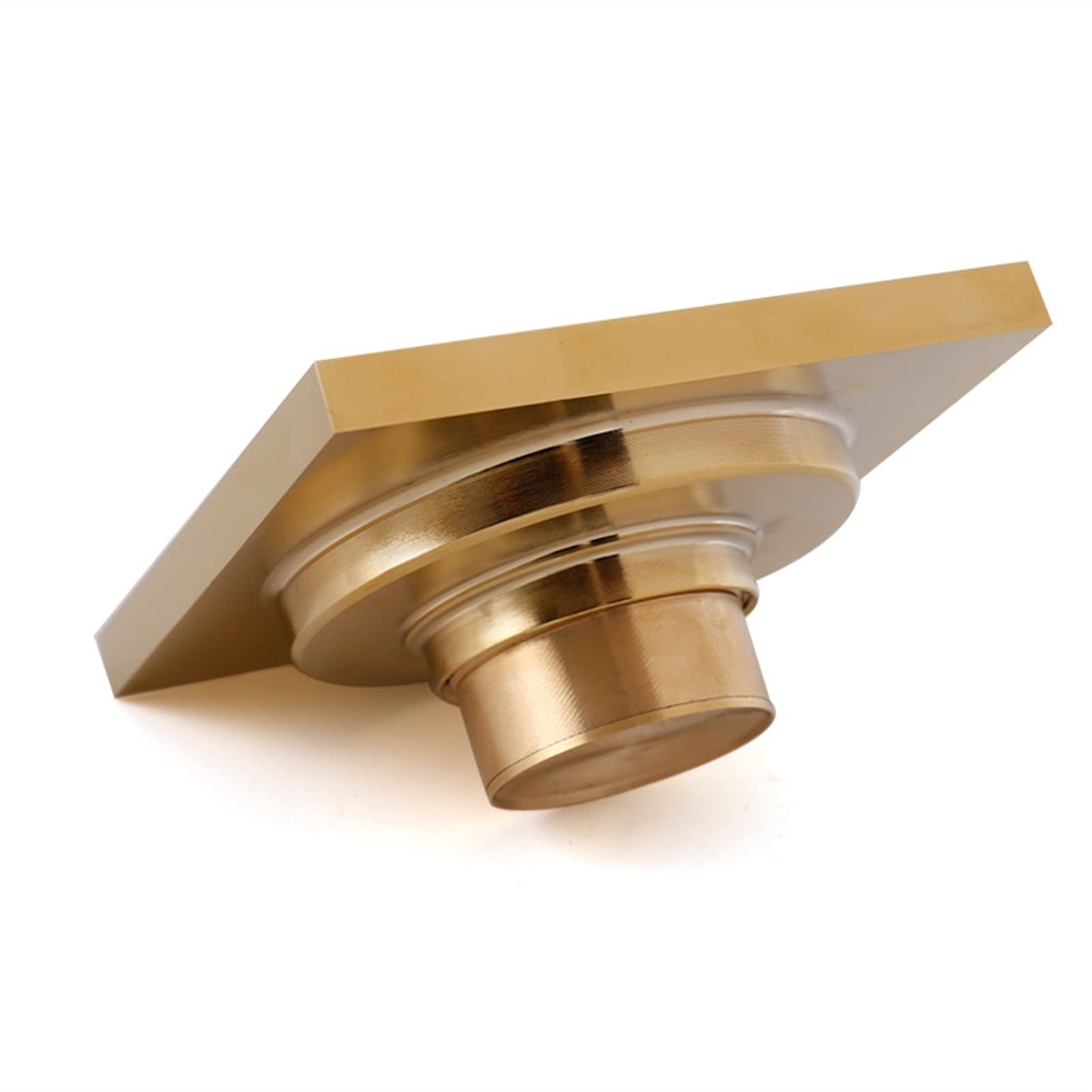 Scarico quadrato per doccia da 8,9 cm, con copertura rimovibile, griglia in acciaio, per cucina e bagno, moderno, HighQuali Home Hardware (bianco)