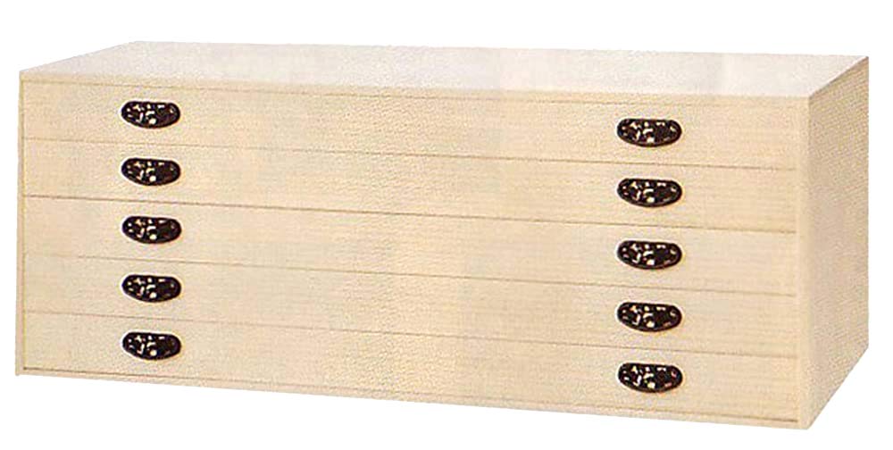 Amazon｜桐5段 引出し式 箪笥 ki-504 国内生産 着物用 衣装箪笥 着物