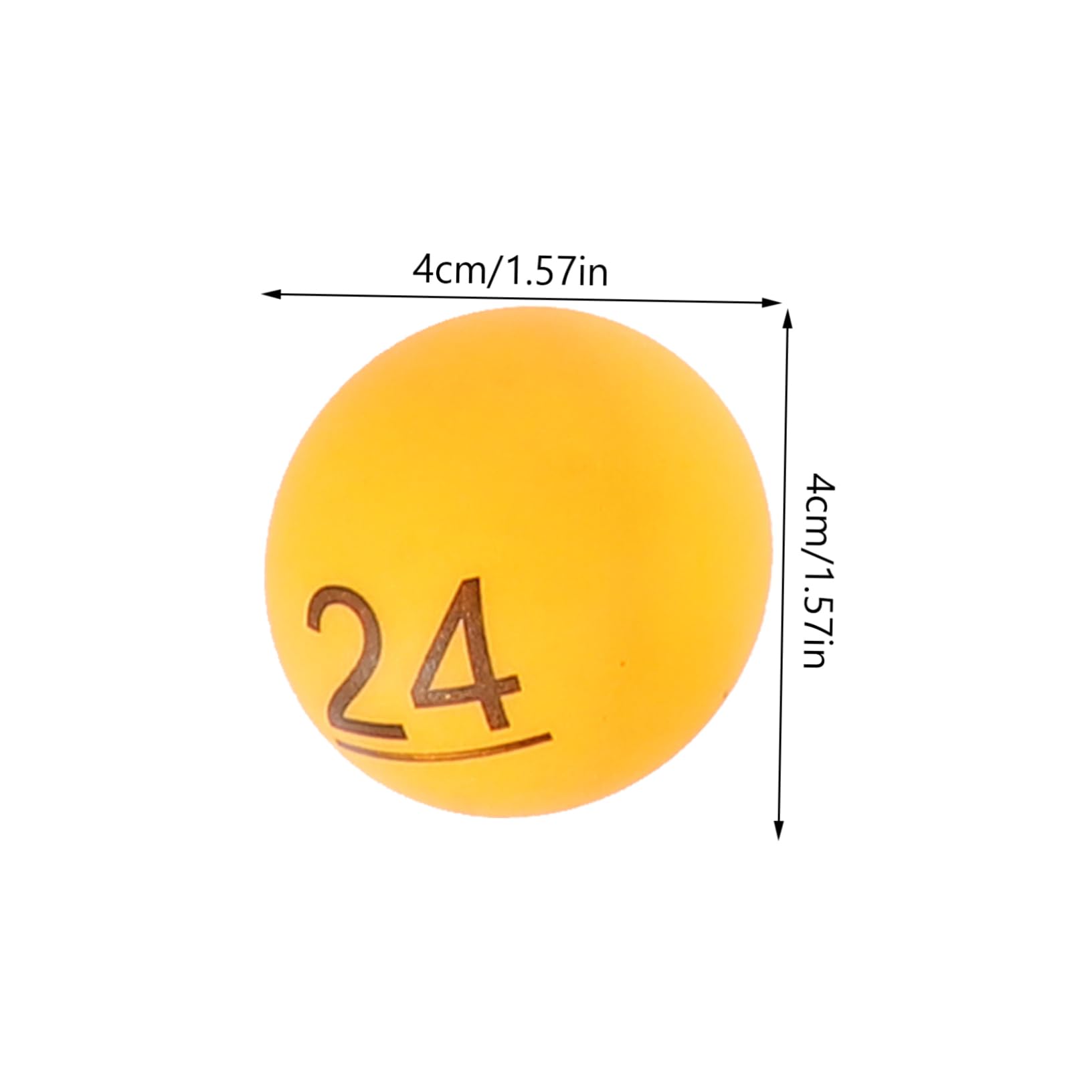 Yardwe 60Pcs Raffle Balls Durable Balls for Fundraisers Parties and Game Nights Bright Non Fading Plastic Entertainment Props