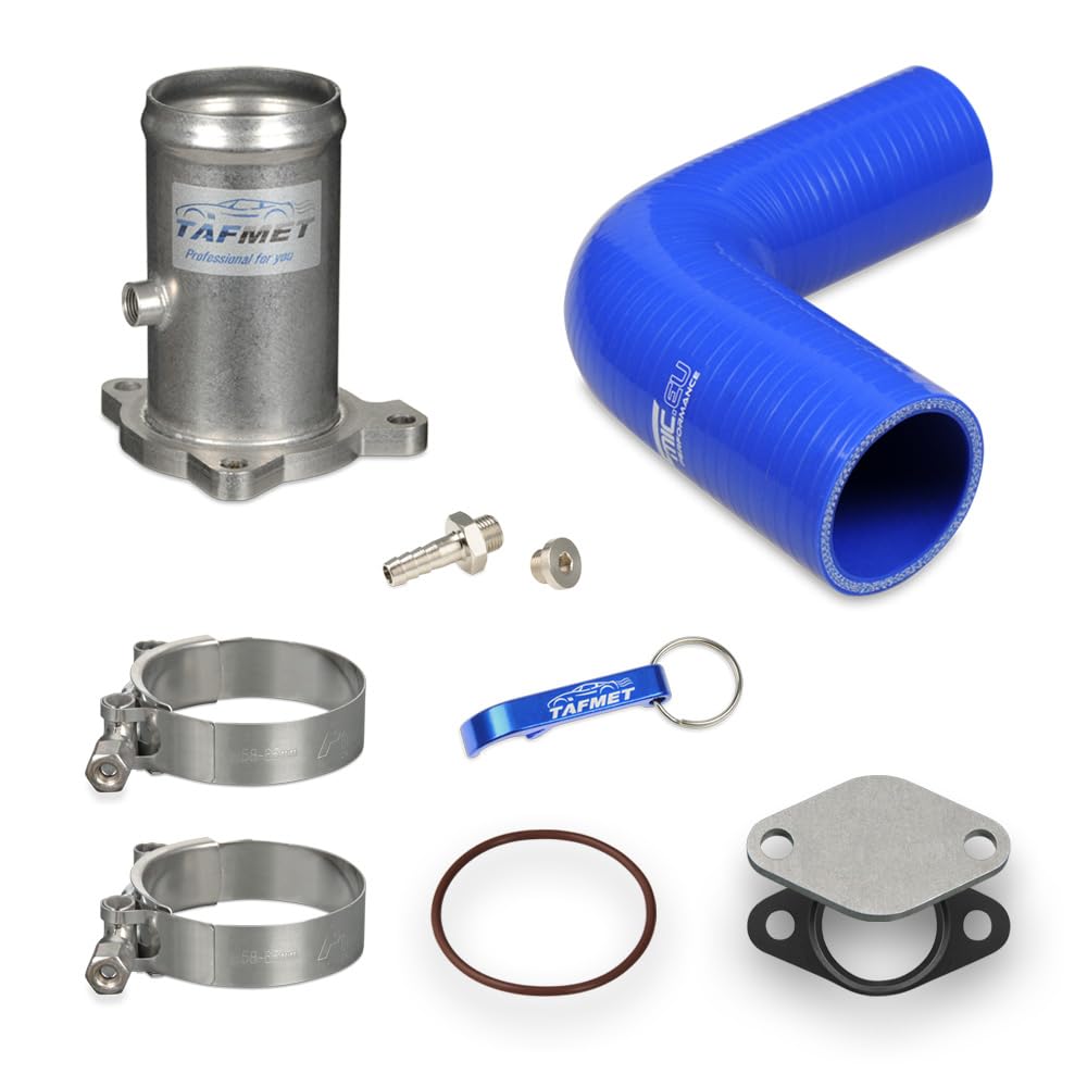 EGR - Kit di sintonizzazione tubo valvola di ricambio blu per VW Audi Seat Skoda con motori 1.4 1.9 TDI