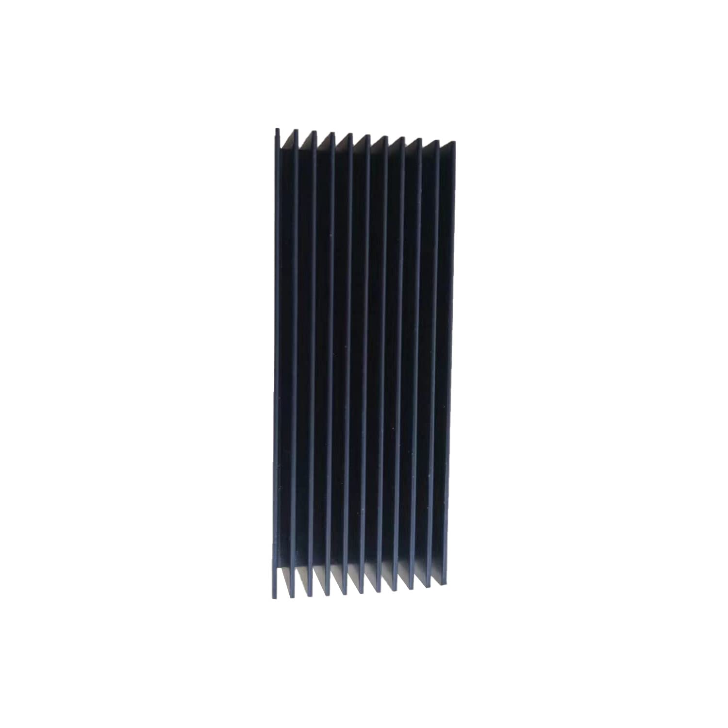 Easycargo 2pcs 40mm Heatsink 100mm x 40mm x 30mm +Thermal Conductive Tape, Aluminum Cooler Heat Sink for Cooling LED Power Amplifier TEC1-12706 Thermoelectric Cooler Module Water Cooling Modules