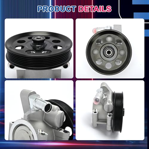 Power Steering Pump with Pulley Fit for Ford F-150 Lobo 2011-2014 - V8 6.2L, Replacement for part number 7696955159、7120192、BL3Z3A696A、BL3V3A696AA、96-5205、965205 by NTLTPYY - Used condition - Image 5