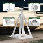 RVGUARD RV Stack Jacks 4 Pack, 6000 Lbs Aluminum Stabilizer Jacks - Image 4