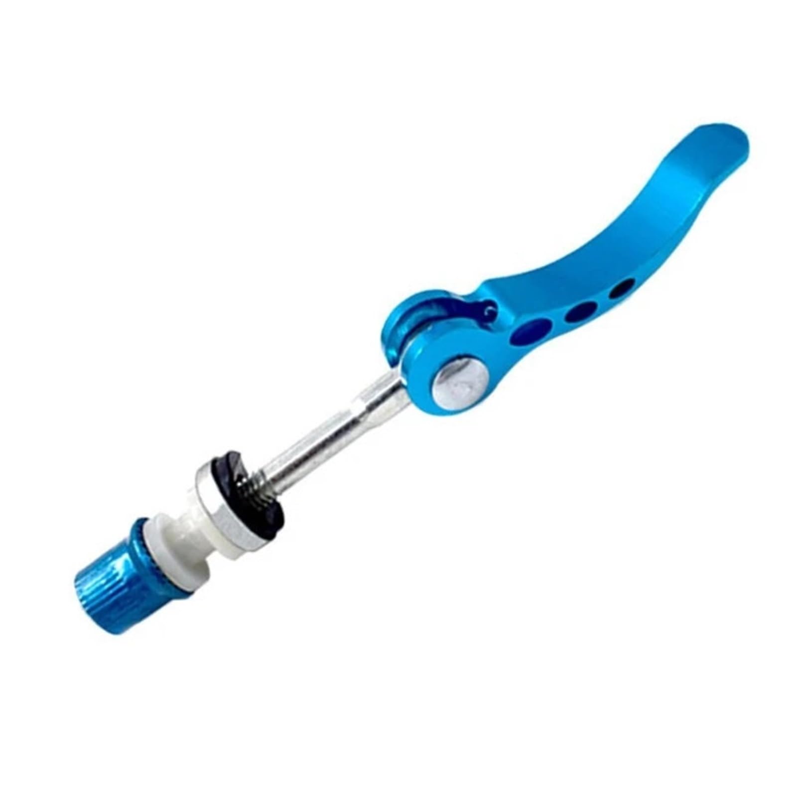 Vite a sgancio rapido per morsetto sedile 5 Pezzi Leva Di Sgancio Rapido For Mountain Bike Morsetto For Tubo Sella Vite Pieghevole For Dead Fly Accessori For Ciclismo(5pcs Blue)