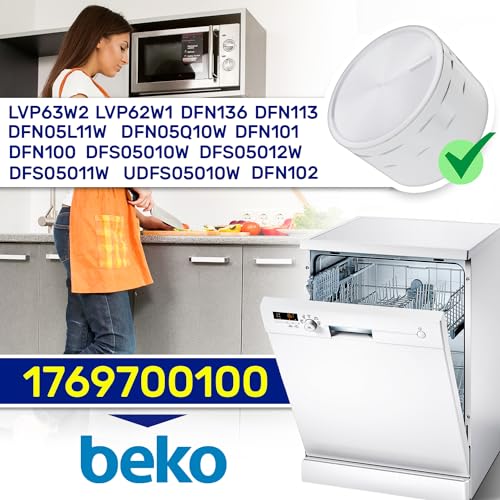 Programmwahlknopf für Geschirrspüler mit dem Originalcode 1769700100 für Beko - Garantie 10 Jahre - MONTERAL