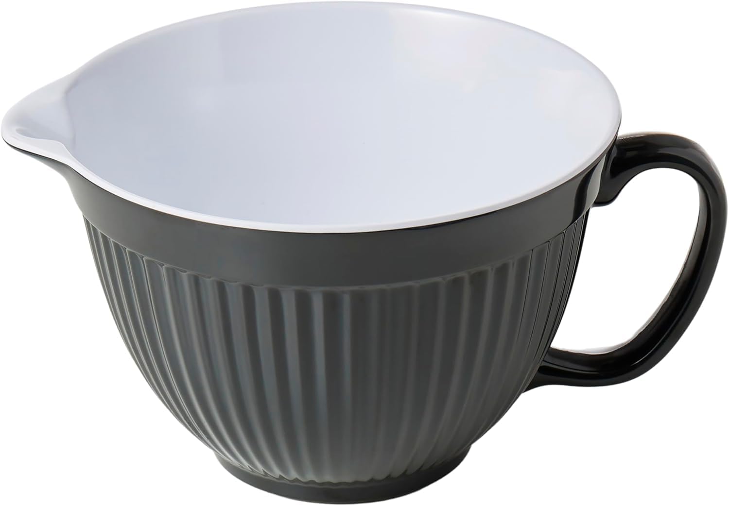 Zeal Two Tone Mixing Bowl/Batter Jug 20cm-Dark Grey