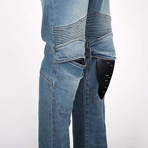 image for VNFOX Men & Women Motorcycle Riding Jeans, Motorbike Protective Pants,