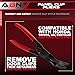 ABN Automotive Push Pin Pliers Panel Clip Removal Pliers - Trim Clip Removal Tool for Upholstery Clips, Door Panel and Dashboard Anchors, and Wheel Well Trim Inserts
