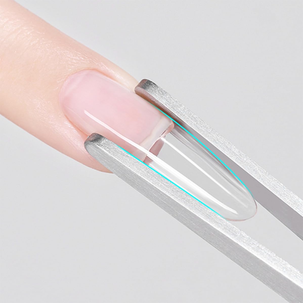 Ciieeo 2pcs Manicure Nail Shaping Clamps for Gel Nails with High Efficiency Shaping and High Elasticity Rebound Wood and Stainless Steel Material Comfortable Grip for Home