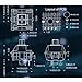 Oil King Switches, 5 pin Pre Lubed Switch, 30 pcs Linear Switches for Mechanical Keyboard (Oil King Switches, 30)