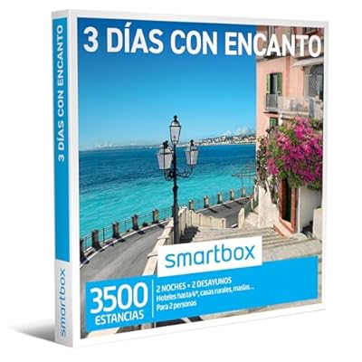 Smartbox - Caja regalo 3 días con encanto - Idea de regalo para hombre - 2 noches con desayuno para 2 personas | Ya disponible en tu tienda friki favorita! En mundofriki.es! Smartbox - Caja regalo 3 días con encanto - Idea de regalo para hombre - 2 noches con desayuno para 2 personas | Ya disponible en tu tienda friki favorita! En mundofriki.es!