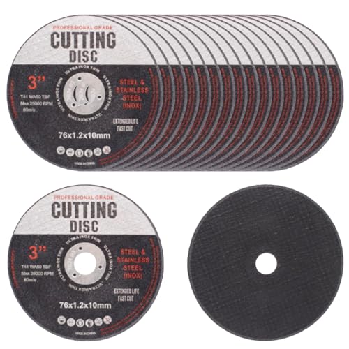 Lot de 18 disques de coupe de 76 mm, disques de meuleuse d'angle pour métal, disques de meuleuse,...