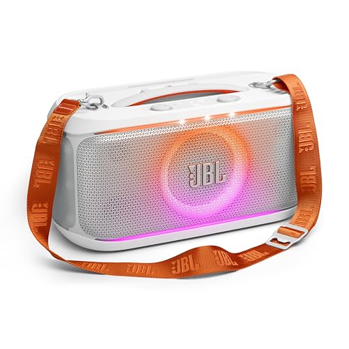Image of JBL PartyBox On-the-Go 2 Plus - Portable Party Speaker - White