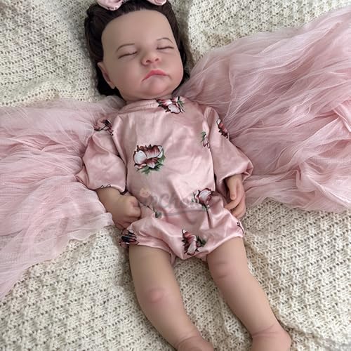 Muñeca Reborn Bebé Realista Silicona 50 cm miniatura 5