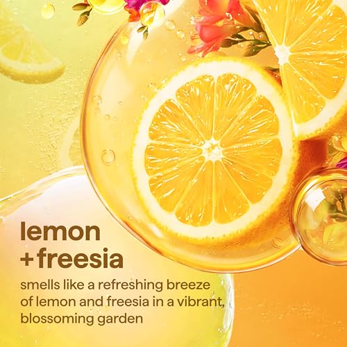 Image of Method All-Purpose Cleaner Spray, Lemon + Freesia - Cuts Grease & Grime on Counters, Glass, Sealed Wood & Floors, for Kitchen & Bathroom, 28 fl oz, 4 pack