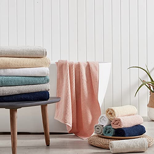 Tommy Bahama - Bath Towels, Highly Absorbent & Soft Bathroom Essentials, Low Linting & Fade Resistant, Oeko-Tex Certified (Northern Pacific Sun Yellow, 6-Piece) by Tommy Bahama - Image 6