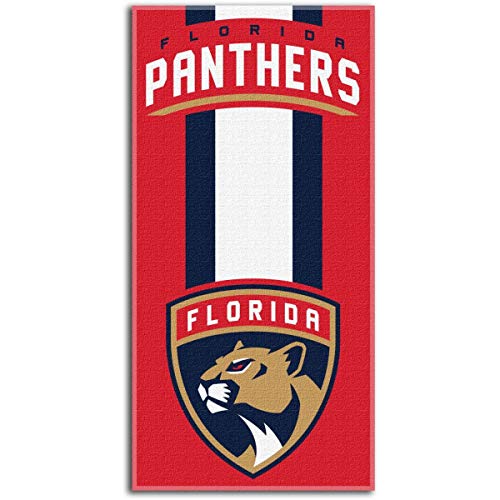 Northwest NHL Florida Panthers Beach Towel, 30" x 60", Zone Read