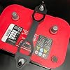 Heavy Duty Battery Hold Down Sets,With Billet Aluminum Battery Tie Down Bracket And 18-8(304) Stainless Steel J bolts(Black, 10 inch bolts)