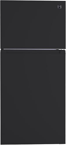 Kenmore Refrigeradorcongelador de 30 pulgadas y 18.1 pies cúbicos de capacidad con estantería de vidrio ajustable, control de humedad, máquina de