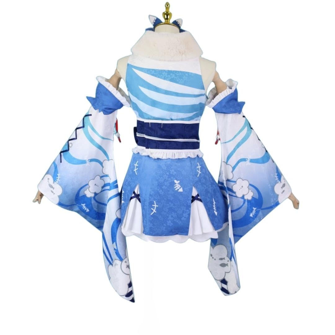 Amazon.co.jp: がうる・ぐら コスプレ衣装 Gawr Gura サメちゃん