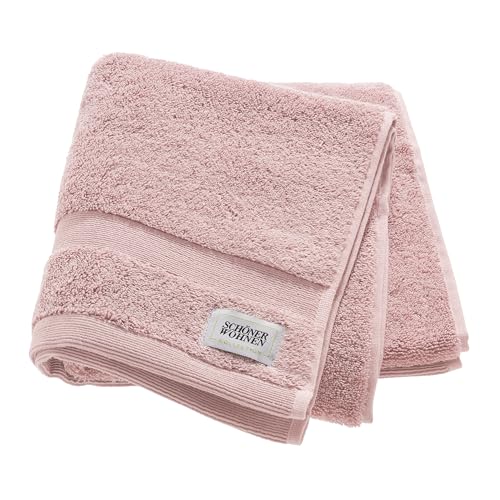 SCHÖNER WOHNEN 2er Set Premium Handtuch 50x100 cm - saugstark - Luxus Handtücher Rose 2teilig - 100% Baumwolle - flauschig weich - als Handtuch-Set kombinierbar - Frottiertücher - Öko-Tex