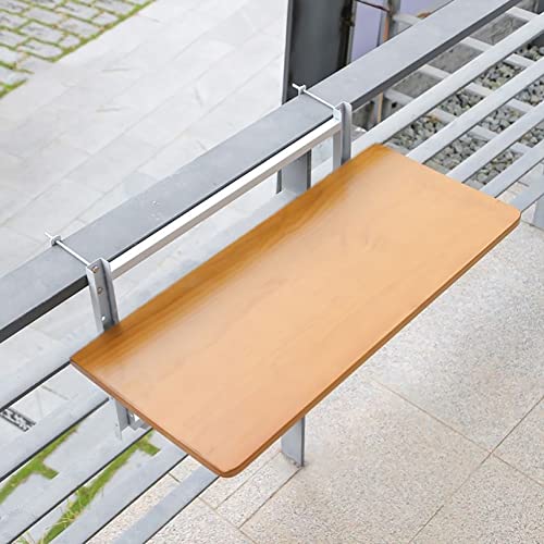 Table de bar de balcon suspendue réglable pour rompre l'isolement urbain