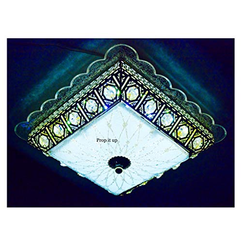 Image of Prop It Up 36 Watts LED Square Chandelier (Warm White,Metal)