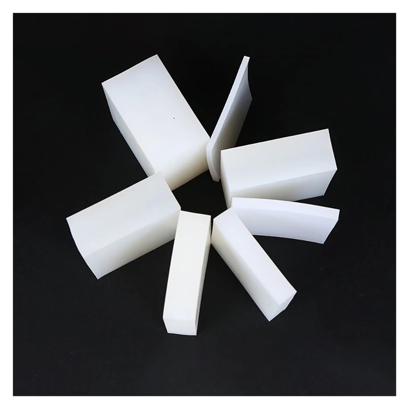 1 pièces feuille de caoutchouc de Silicone blanc 100x100mm 150x150mm 200x200mm 300X300mm 2/3/4/5/6/8/10/15mm d'épaisseur joints d'étanchéité en Silicone (Taille : 100x100x15mm)