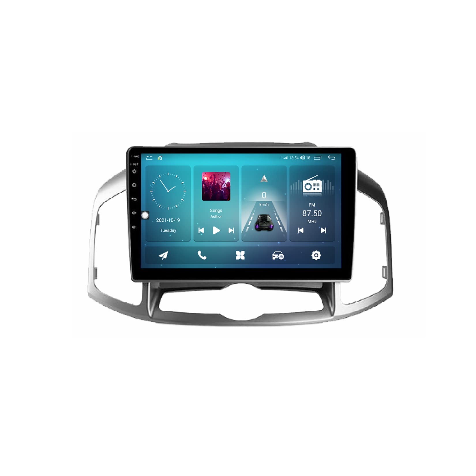 Autoradio Android 13 Double DIN 9" Pour Chevrolet Captiva 1 (2011-2016) - GPS, Bluetooth, Caméra De Recul, Carplay - Modèles 1+32Go à 6+128Go