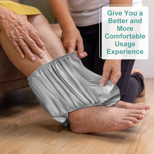 AOOWU Auslaufsichere Unterwäsche für Erwachsene, Inkontinenz-Slip für Waschbar, Wiederverwendbar, zur Fixierung von Einwegvorlagen, Grauer Dünner Stoff Kunststoffhose für Damen und Herren, 2 Stück(XL)