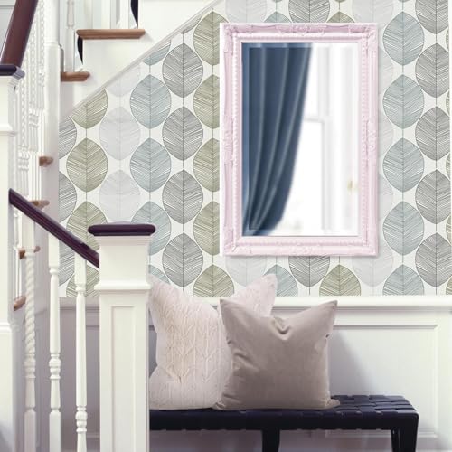 Image of Howard Elliott Collection Queen Ann Rectangular Glossy Lilac Wall Mirror, Rectangle Hanging Wood Framed Vanity Mirrors for Home Decor, Living Room, Bathroom, Bedroom, or Hallway, 24 x 36 Inch