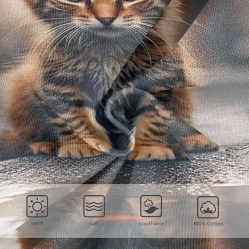 ODAWA Kitten Reflection Tag Free Boys Cotton Underwear, 2T Underwear3