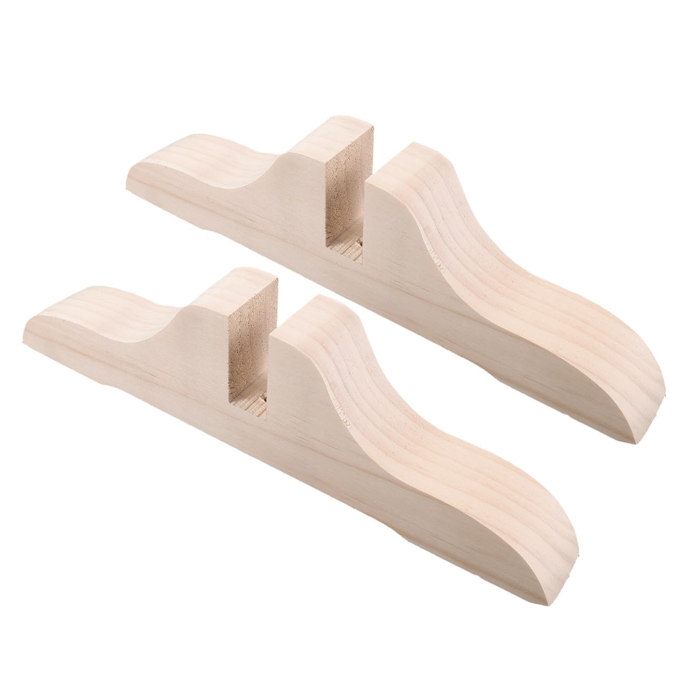Support en bois pour paravent ultra résistant à la casse, socle de cloison beige Sewroro