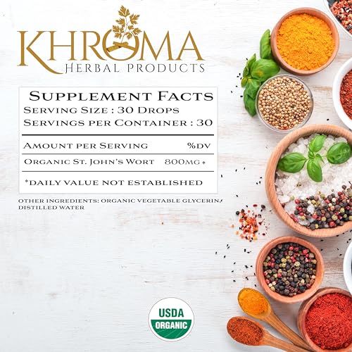 Khroma Herbal Products Organic St John'S Wort 30 Servings thumb #2