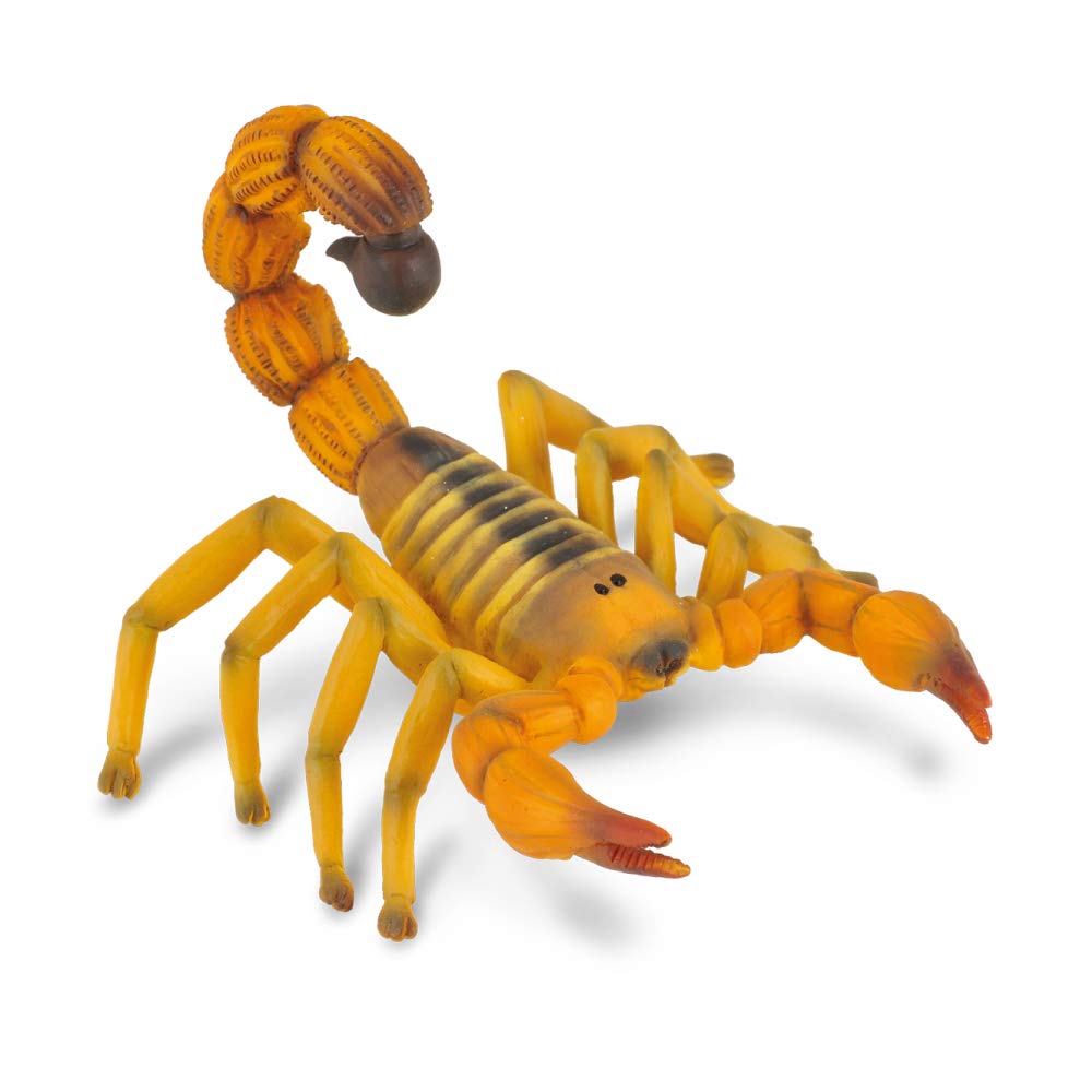 Collecta 88349 Yellow Sahara Thick-Tailed Scorpion 7 Cm Wildlife