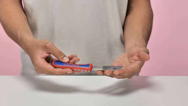 Knipex elektrikçi katlanır bıçağı 120 mm 16 20 50 SB : Amazon.com