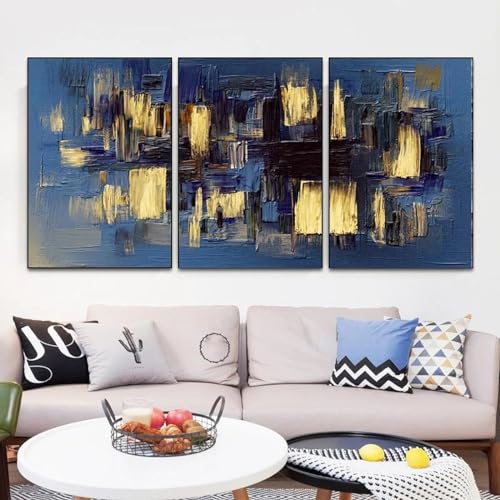 Toile abstraite salon peinture traditionnelle pour une ambiance zen