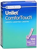 Unilet ComforTouch Lancets Super Thin 30G 100 Each (Pack of 3)